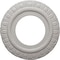 Ekena Millwork Claremont Ceiling Medallion (Fits Canopies up to 5 5/8"), 9"OD x 4 1/2"ID x 1/2"P, Ultra Pure White CM09CLUWF - alternate 1